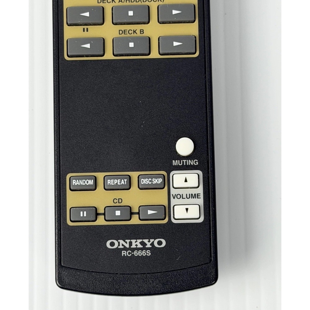Onkyo RC-666S Genuine OEM Stereo Receiver Remote Control Black tested working - Picture 7 of 7